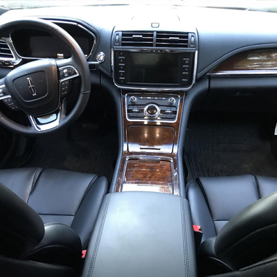 SUV limo dashboard