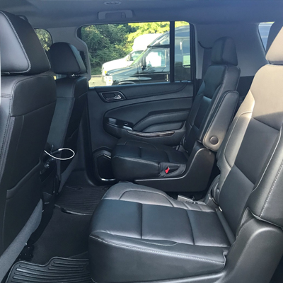 SUV limo interior