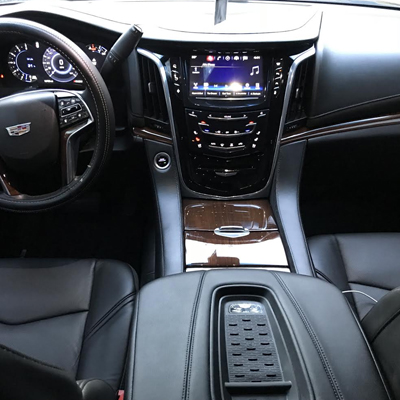 SUV limo interior
